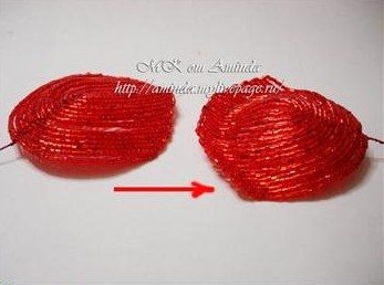 Схемы плетения маков из бисера