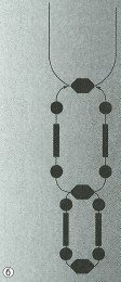 Схема плетения фенечки из бисера "Паучок"