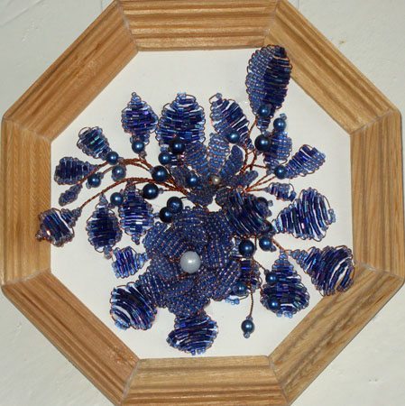 плетение из бисера цветов настенное панно - Искусство бисероплетения.