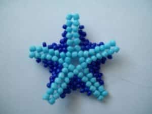 Плетем морскую звезду из бисера-5