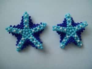 Плетем морскую звезду из бисера-7