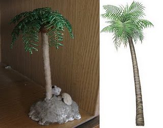 бисерная пальма