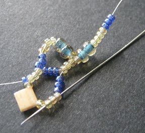 Ажурный браслет из бисера: схема плетения 4