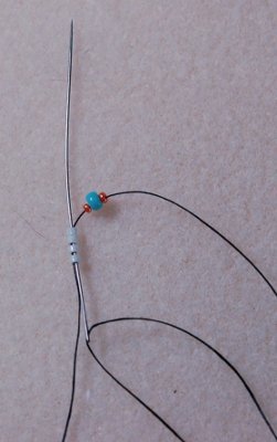 схема плетения спирального ожерелья из бисера 1
