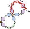 Цветочное ожерелье из бисера схема 6