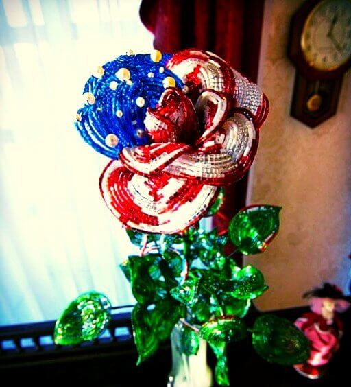Бисерная роза для первой леди США(6)