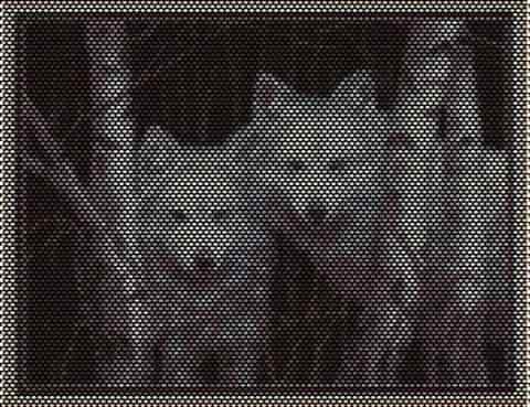 плетем картины из бисера - белые волки