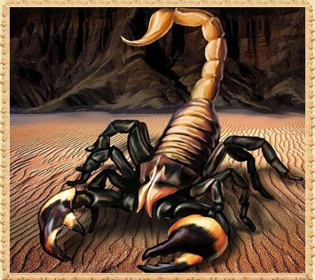 скорпион из бисера