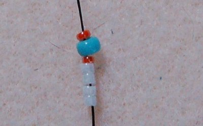схема плетения спирального ожерелья из бисера